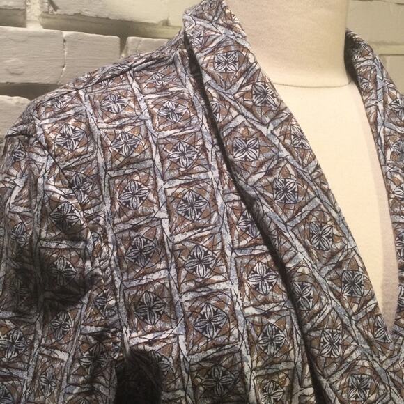 Vintage Bathrobe cotton womens S/M - Picture 2 of 4